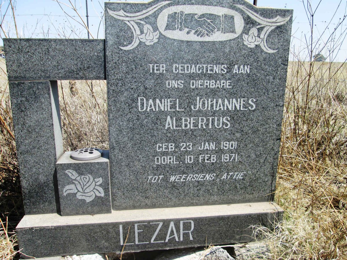 LEZAR Daniel Johannes Albertus 1901-1971