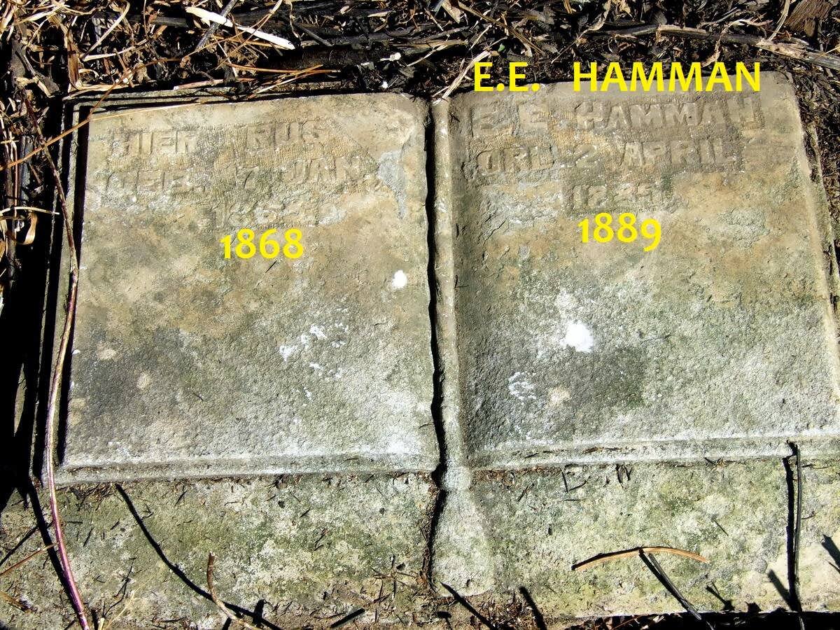 HAMMAN E.E. 1868-1889