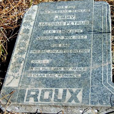 ROUX Jacobus Petrus 1938-1952
