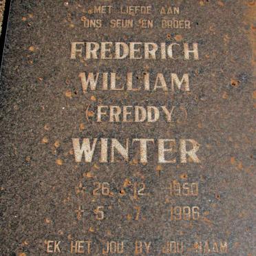 WINTER Frederich William 1950-1996