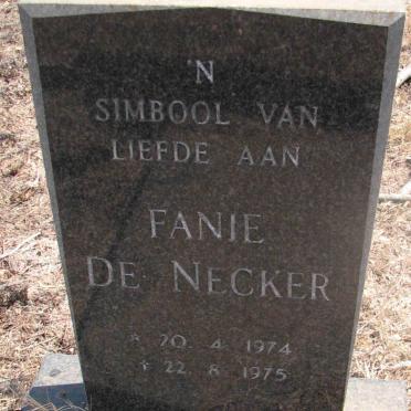 NECKER Fanie, de 1974-1975