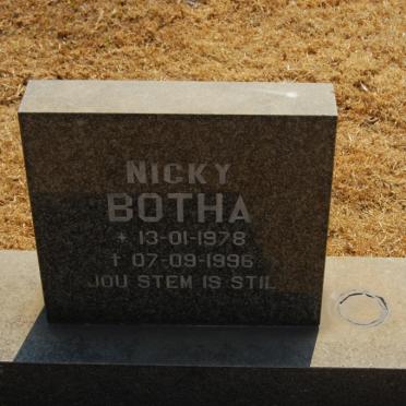 BOTHA Nicky 1978-1996