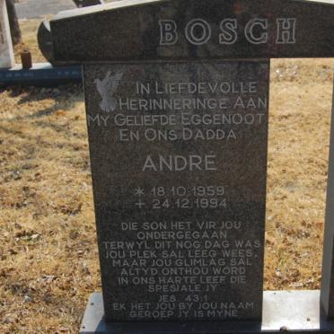 BOSCH André 1959-1994