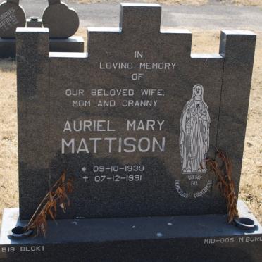 MATTISON Auriel Mary 1939-1991