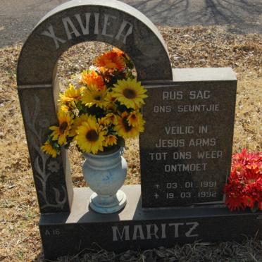 MARITZ Xavier 1991-1992