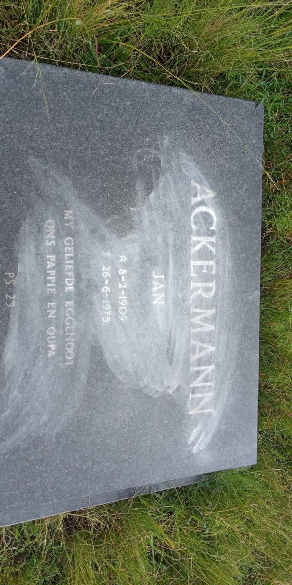 ACKERMANN Jan 1909-1975