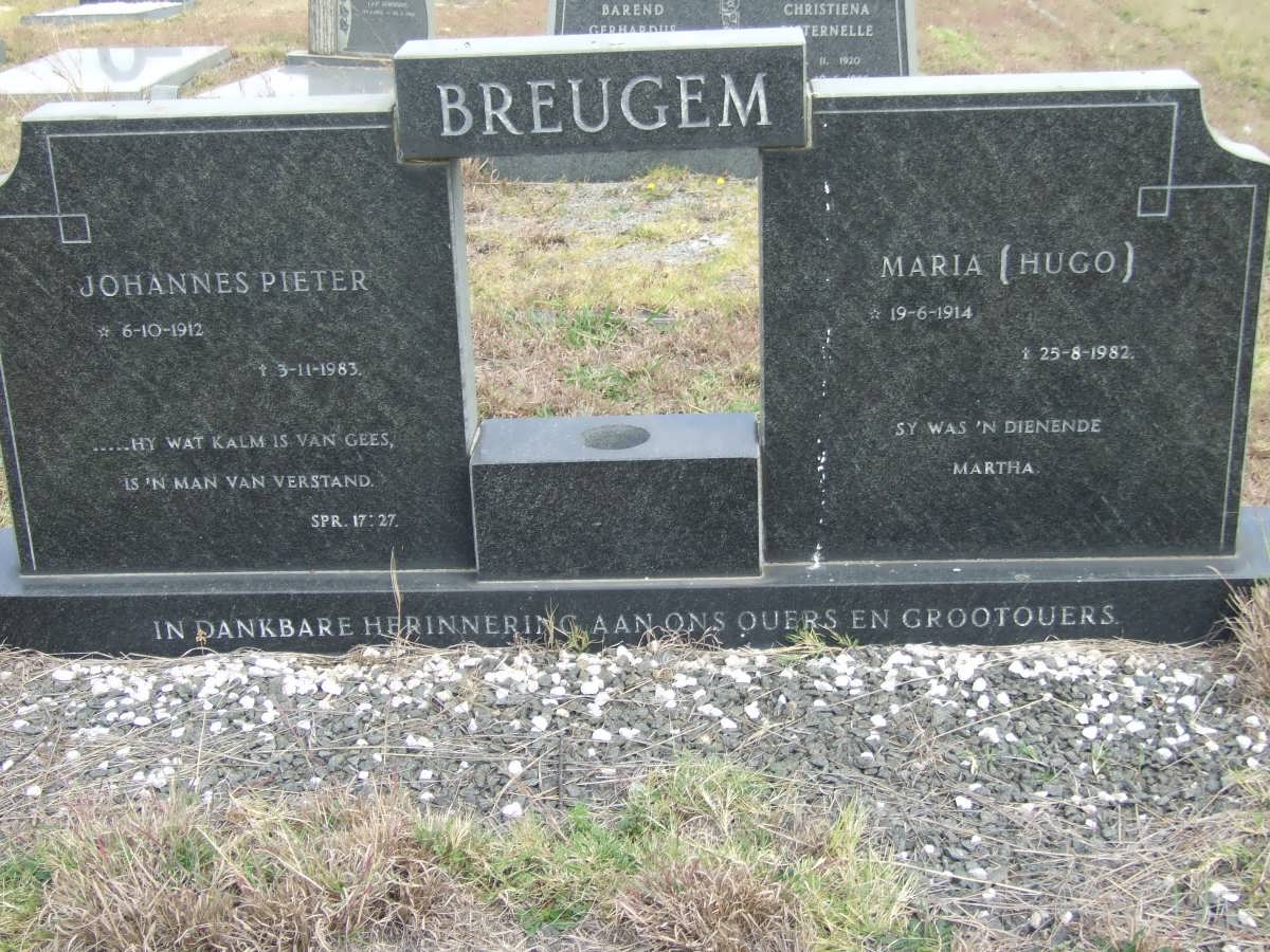 BREUGEM Johannes Pieter 1912-1983 &amp; Maria HUGO 1914-1982