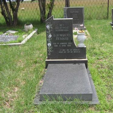 BEKKER Lourens 1985-1986