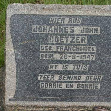 COETZER Johannes -1947