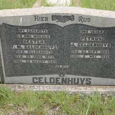 GELDENHUYS Petrus J. 1868-1950 &amp; Hester F.M. GELDENHUYS 1872-1948