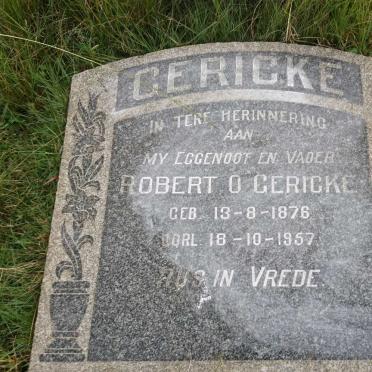 GERICKE Robert O. 1876-1957
