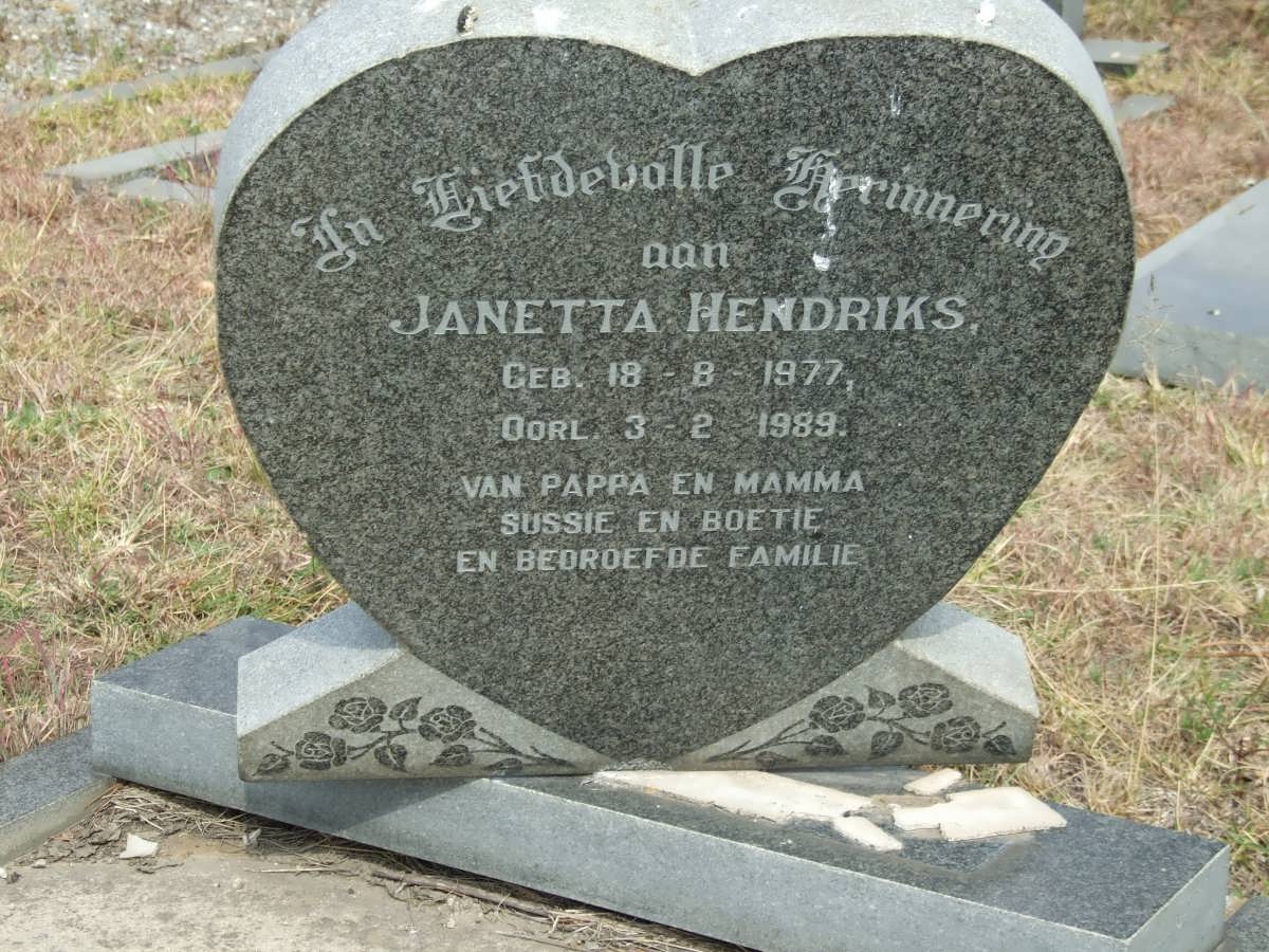 HENDRIKS Janetta 1977-1989