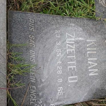 KILIAN Zuzette D. 1965-1965