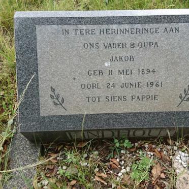 LINDHOUT Jakob 1894-1961 &amp; Magrietha Alida 1898-1960