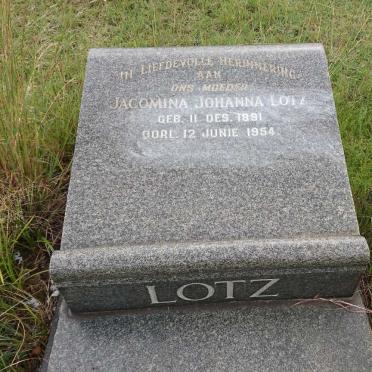 LOTZ Jacomina Johanna 1891-1954