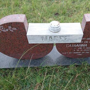 MAREE Catharina P.C. 1931-1989