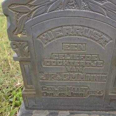 MINNIE Dochtertje 1924-1924