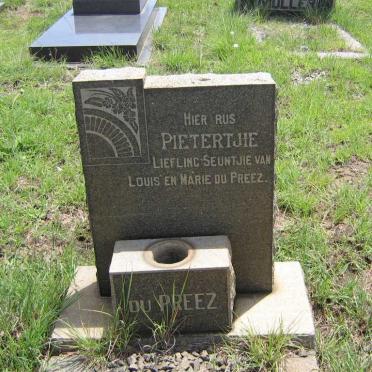 PREEZ Pietertjie, du
