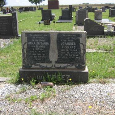 PREEZ Johannes Nicolaas 1904-1975 &amp; Anna Susanna ERASMUS 1904-1981