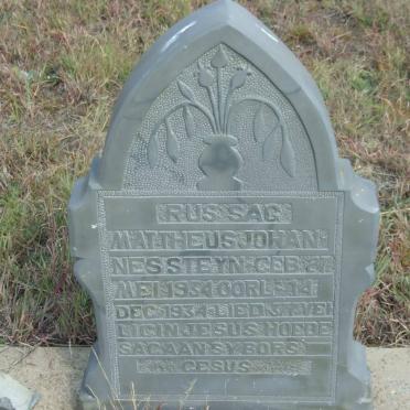 STEYN Mattheus Johannes 1934-1934