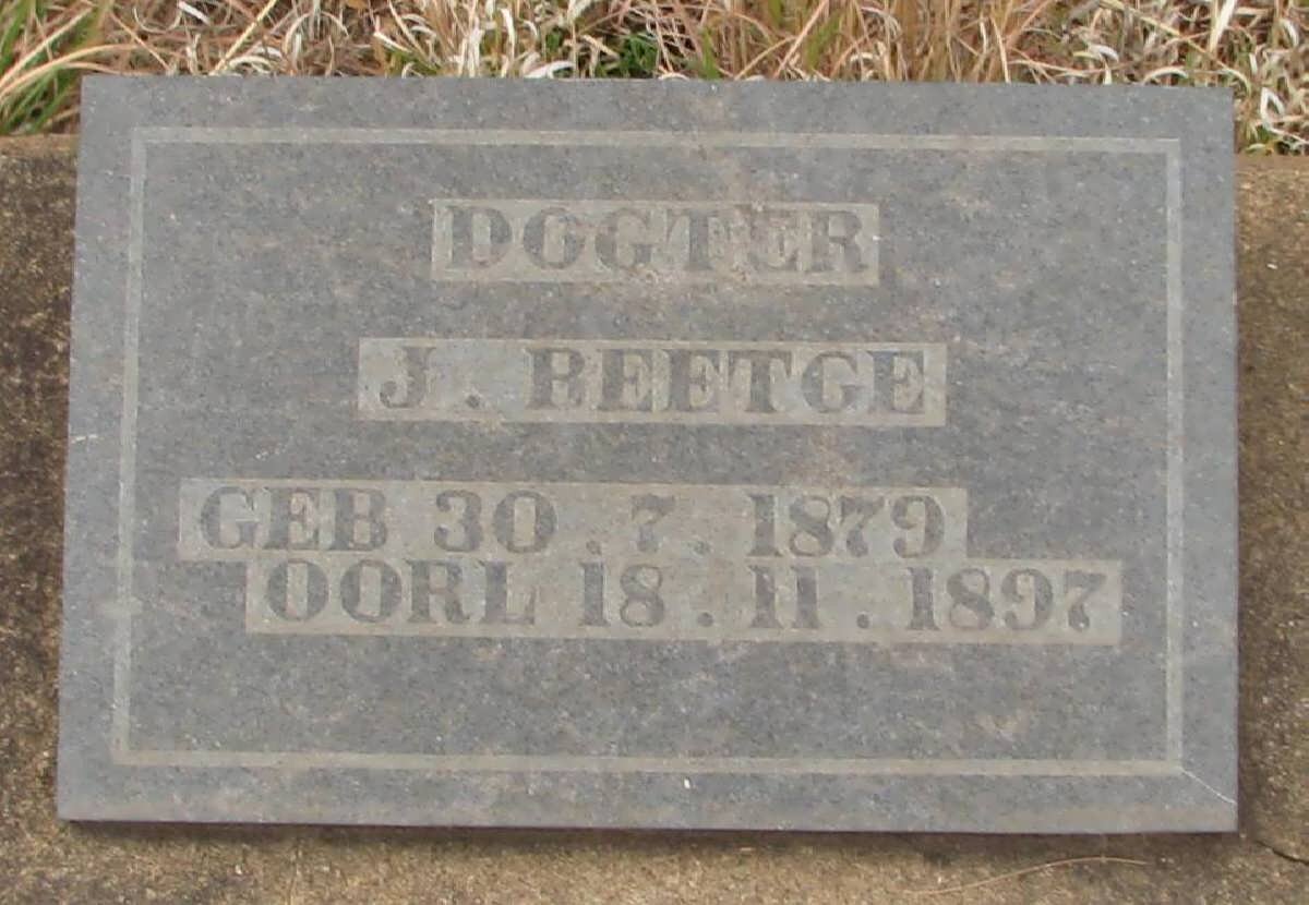 BEETGE J. 1879-1897