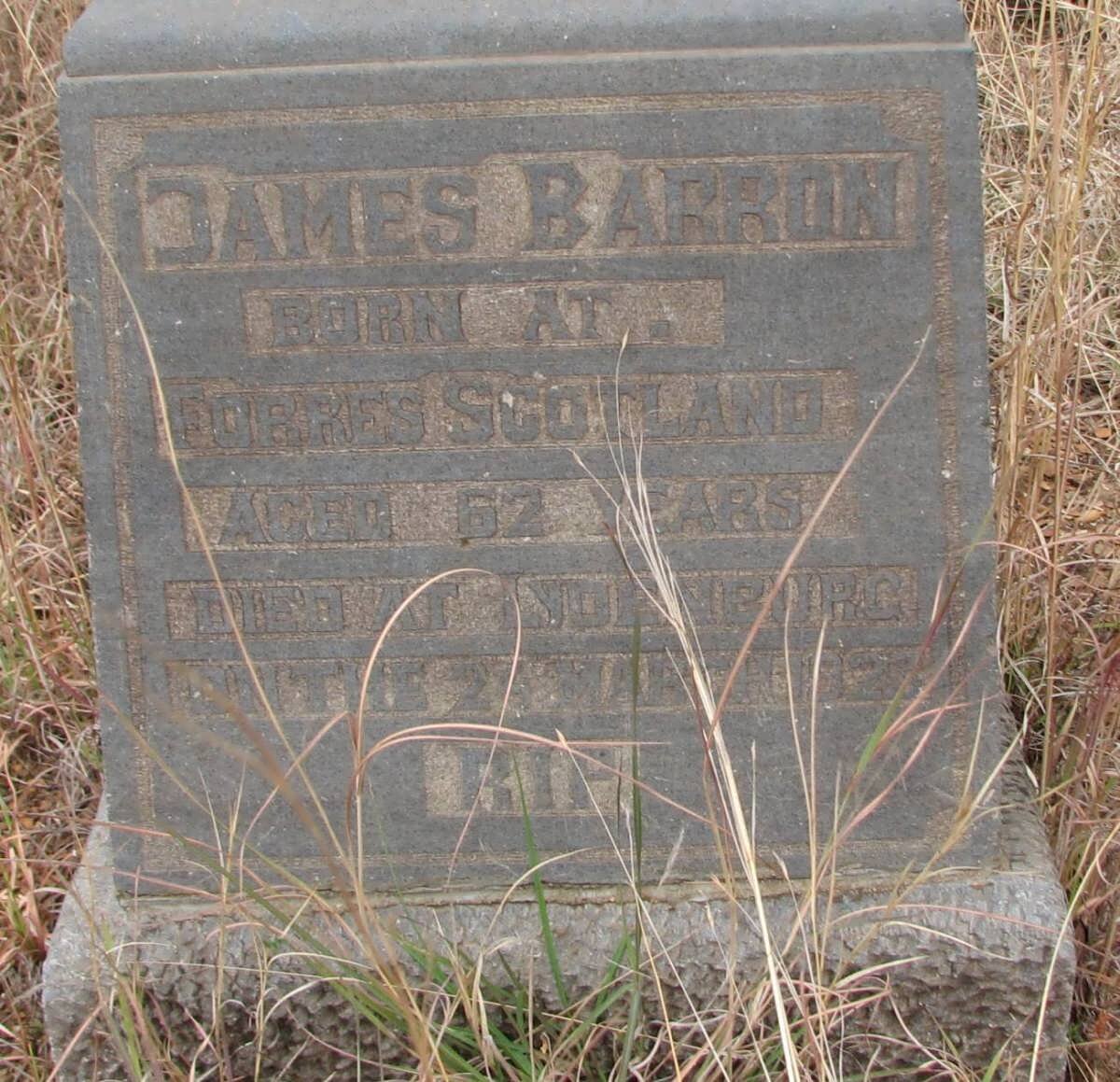 BARRON James -1925