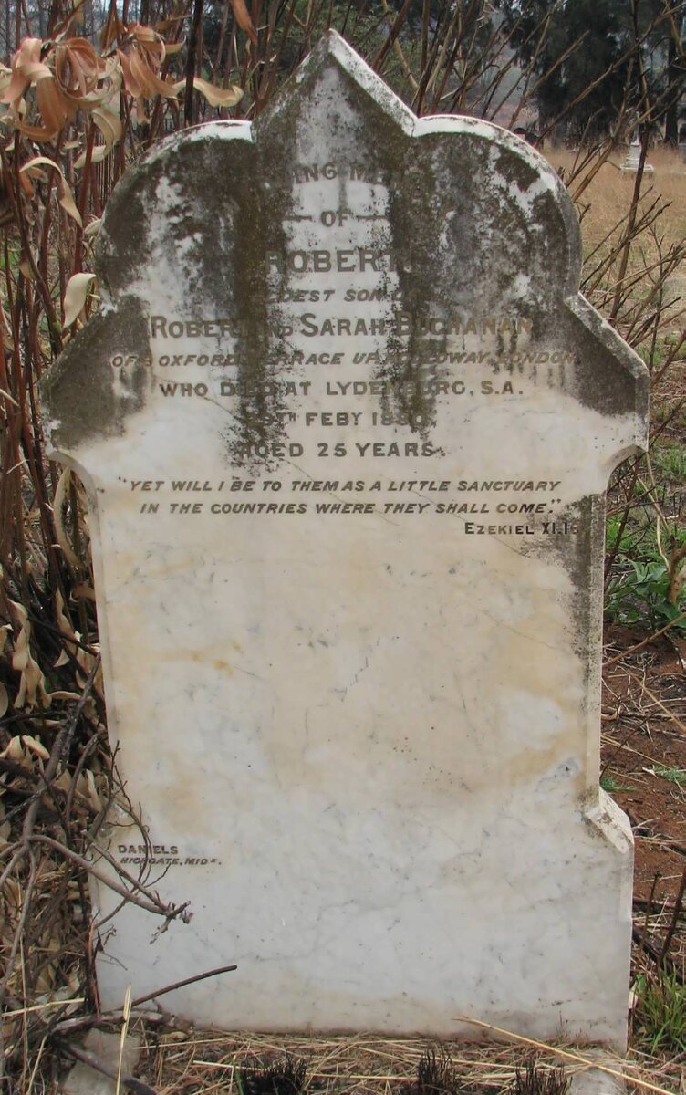 BUCHANAN Robert -1880