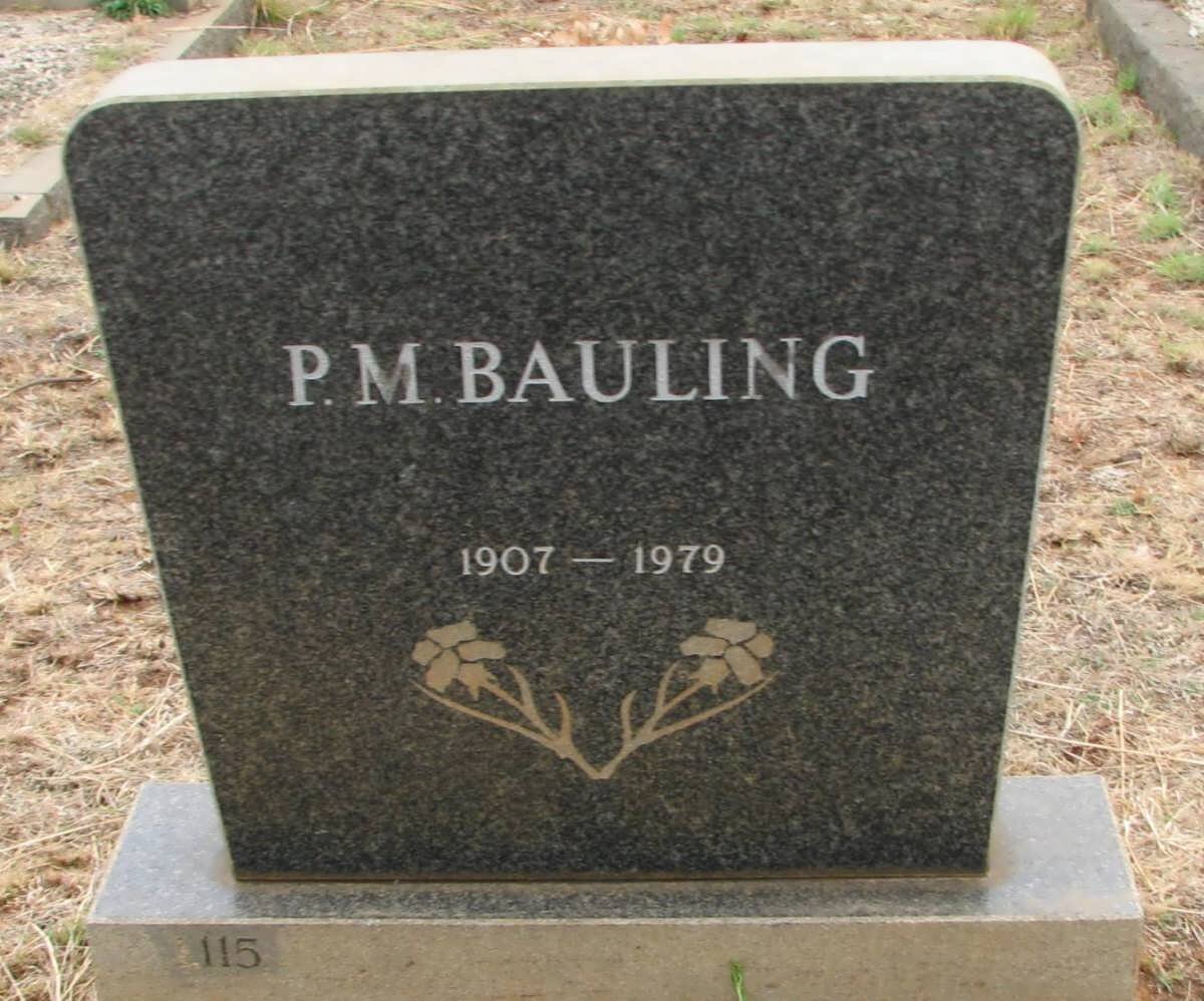 BAULING P.M. 1907-1979