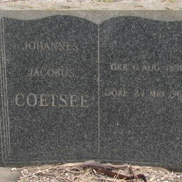 COETSEE Johannes Jacobus 18?1-1964