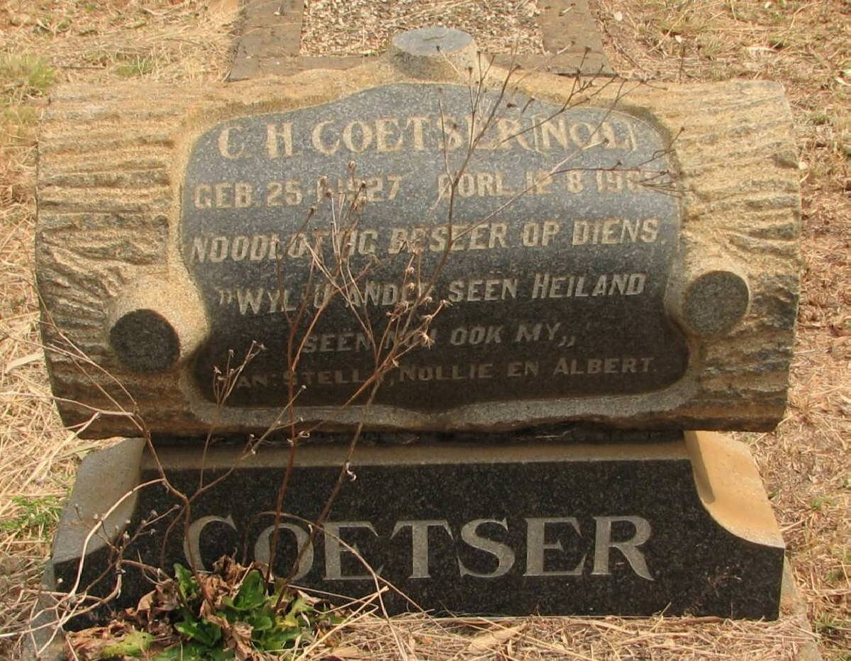 COETSER C.H. 1927-1961