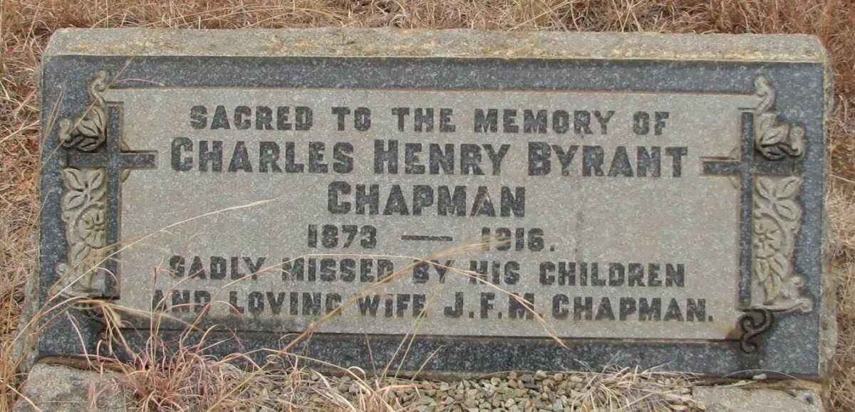 CHAPMAN Charles Henry Byrant 1873-1916