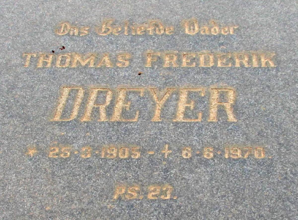 DREYER Thomas Frederik 1905-1970