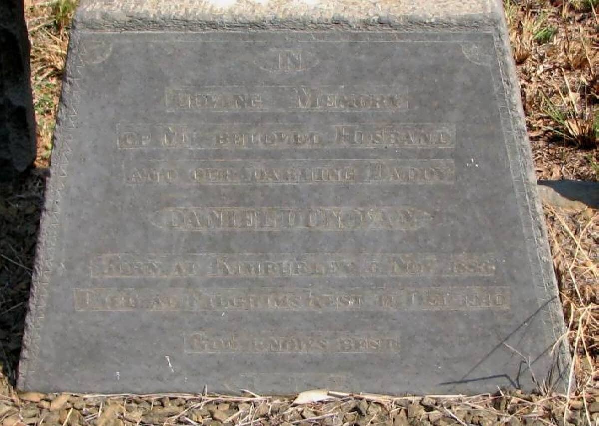 DONOVAN Daniel 1883-1940