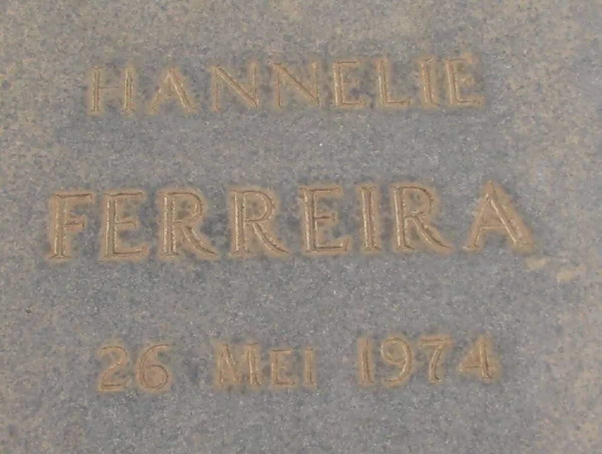 FERREIRA Hannelie -1974