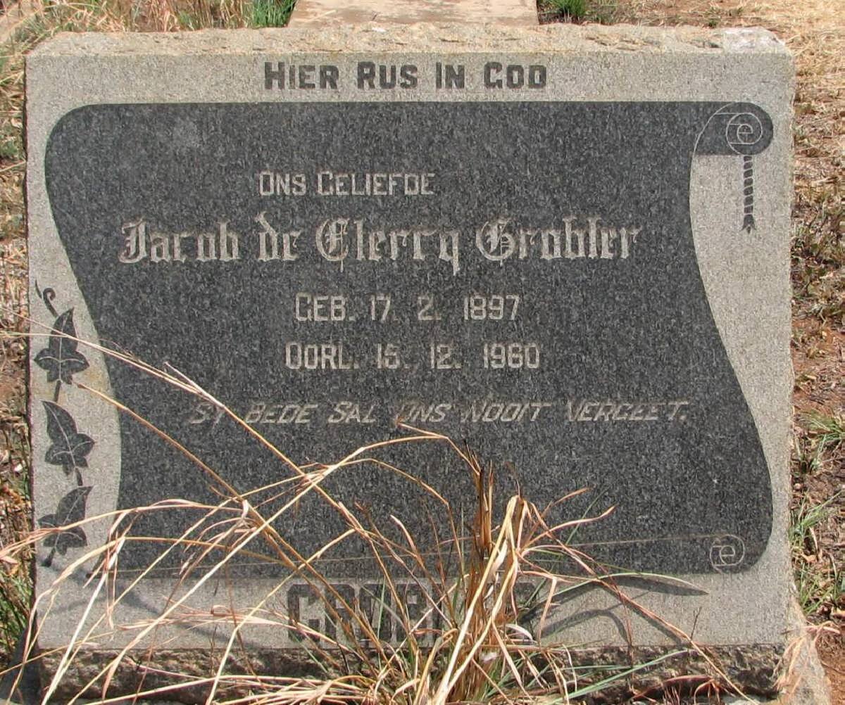 GROBLER Jacob de Clercq 1897-1960