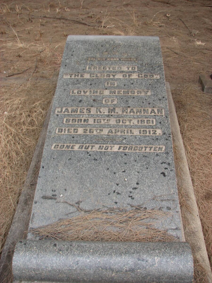 HANNAN James K.M. 1861-1912