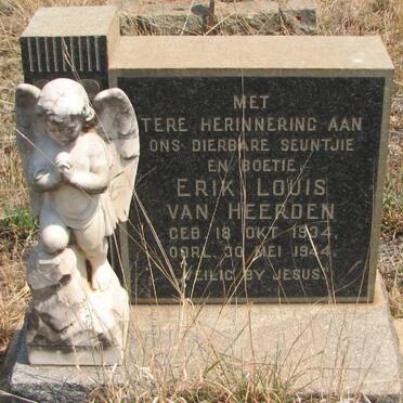 HEERDEN Erik Louis, van 1934-1944