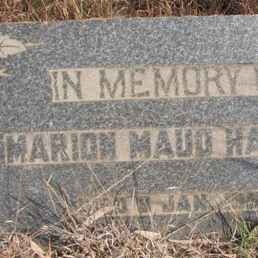 HAMBLY Marion Maud -1953