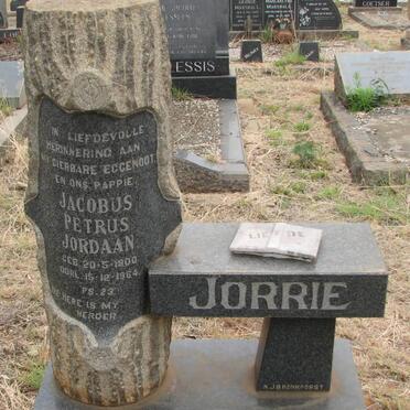 JORDAAN Jacobus Petrus 1900-1964