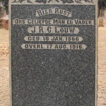 LOUW J.R.G. 1866-1916
