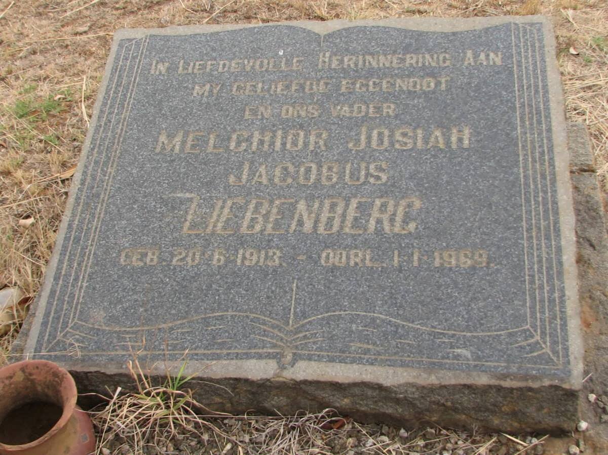 LIEBENBERG Melchior Josiah Jacobus 1913-1969
