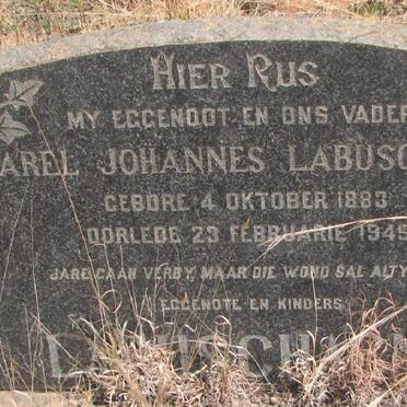 LABUSCHAGNE Carel Johannes 1883-1945