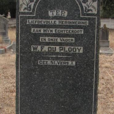 PLOOY W.F., du 1869-1923