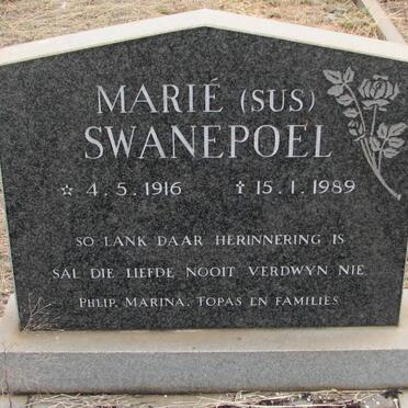 SWANEPOEL Marié 1916-1989