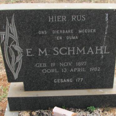 SCHMAHL E.M. 1897-1982