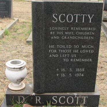 SCOTT D.R. 1888-1974
