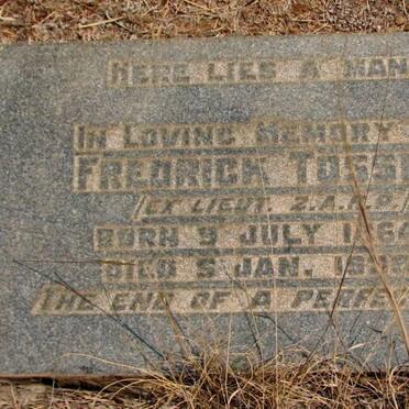 TOSSEL Frederick 1864-1900