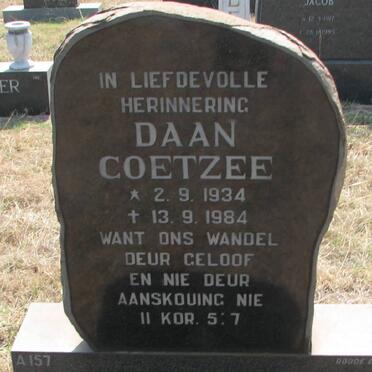 COETZEE Daan 1934-1984