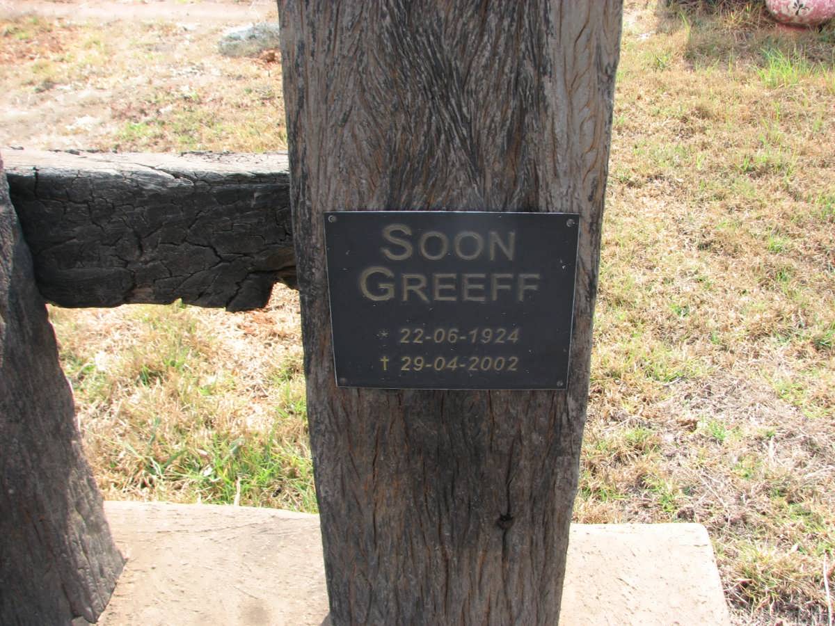 GREEFF Soon 1924-2002