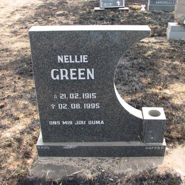 GREEN Nellie 1915-1995